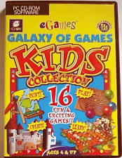 Kids collection Galaxy of Games  PAINT - PLAY -CREATE -LEARN - Computer Laptop