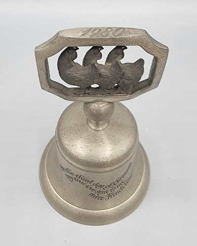 1980 vtg crown rose pewter - 1980,