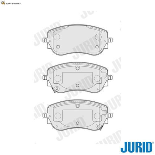 Brake pad set disc - disc,