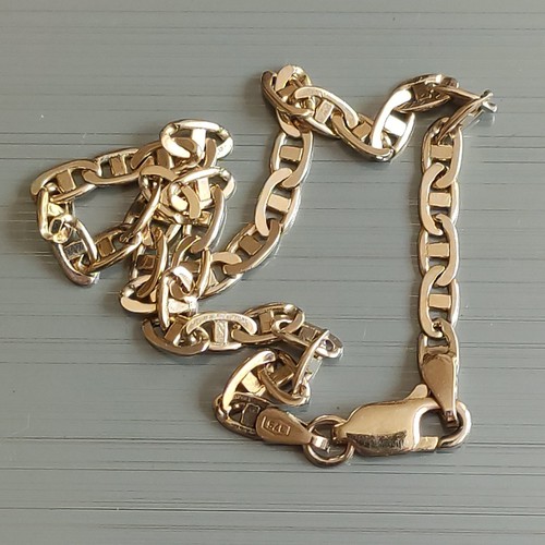 9ct yellow gold mariner link - yellow,