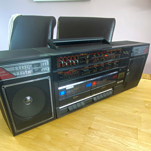 Sharp 570ee boombox - sharp,
