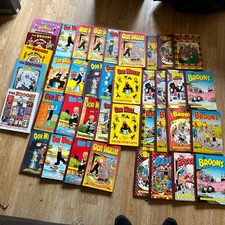 Giant Collection Of Vintage Oor Wullie & The Broons Annuals/Books Scottish