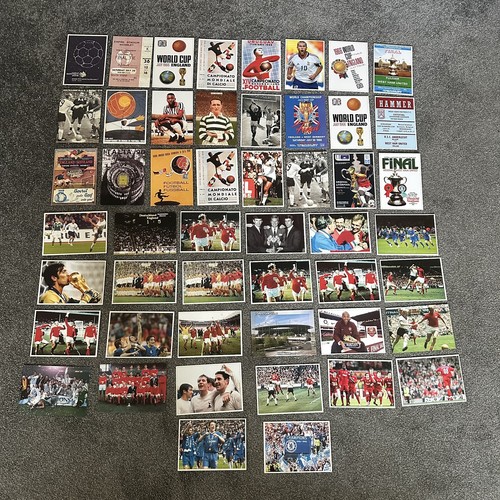 Vintage football post cards - vintage,