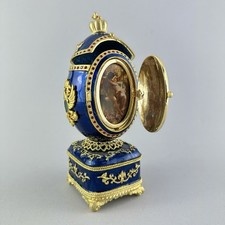 VTG Enamel Blue/Gold Fabergé