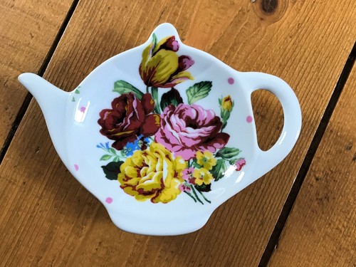 Porcelain retro floral tea - bn,