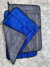 3pcsX 40X60 cm 800GSM Coral Fleece Car Detailing Drying Microfibre Cloths thick