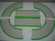 Postman Pat Toys Green & Grey Track Road 6 Pieces Fireman Sam Peppa Pig & More_A