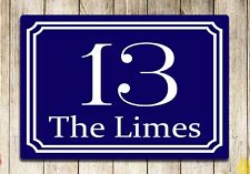 Personalised address sign