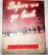 RARE WW2 'BEFORE WE GO BACK'