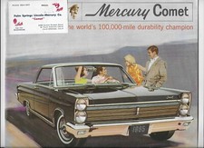 1965 Mercury Comet brochure: Comet Cyclone, Caliente, 404, 202 & station wagons 
