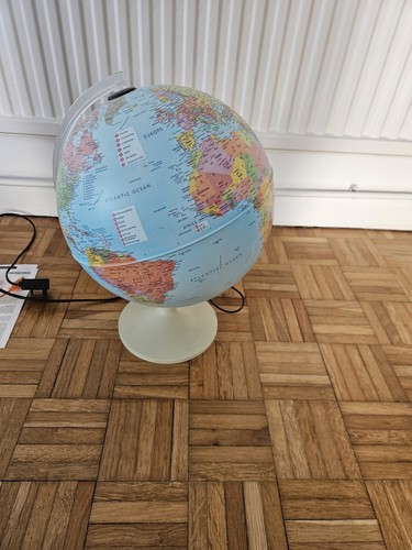 World globe 30cm led - 30cm,