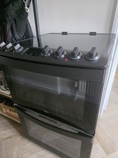 AEG Electric Cooker with Induction Hob - Black - A Rated CIB6742MCB #LF95116