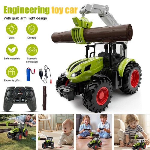 Remote controlled tractor toy - controlled,