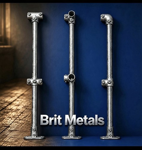 Pre built galvanised handrail - pre-built,