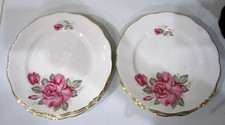 BEAUTIFUL PINK ROSE ,ENGLISH BONE CHINA  6 x Side Plates  UNUSED