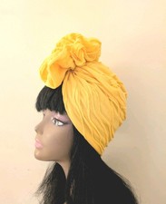  Ruffled Turban Headwrap