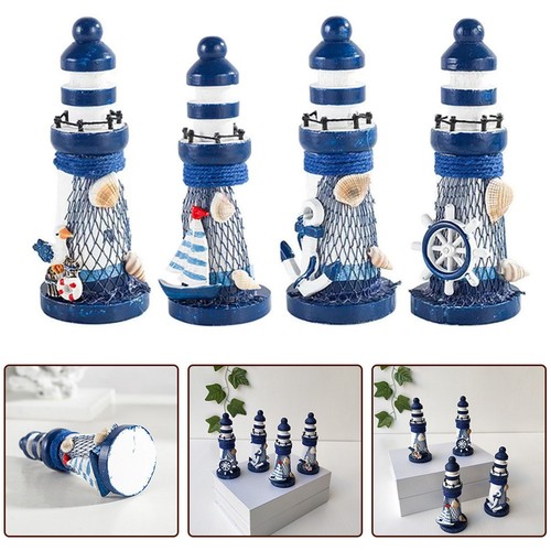 Wooden lighthouse decor - wooden,
