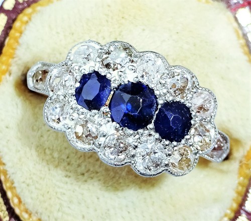 Antique art deco 18ct gold - art,