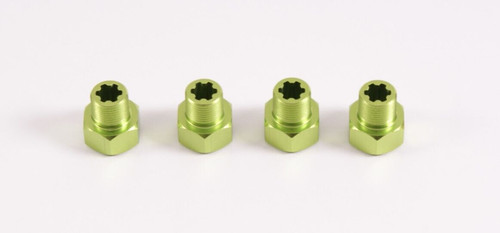 17mm wheel hex green - wheel, (4pcs)