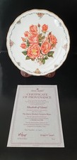 Royal Albert Plate Queen Mother's Favourite Roses Elizabeth of Glamis Cert&Boxed