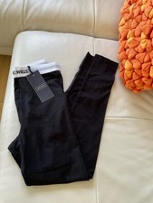 JACK WILLS REDBROOK CLASSIC LADIES LEGGINGS BRAND NEW SIZE 8UK BLACK/ WHITE