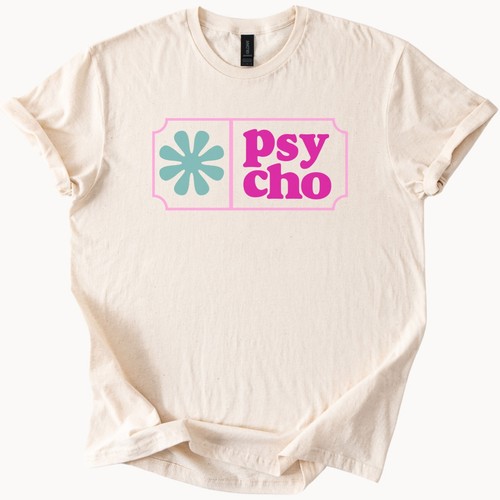 Psycho graphic tshirt - tshirt, retro