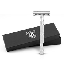 Double Edge Safety Razor for Men and Women Stainless Steel Easy Grip Light Razor