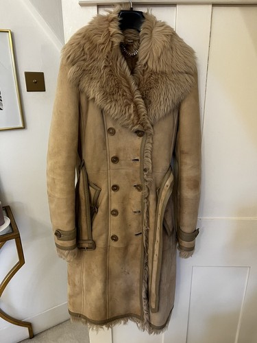Burberry shearling coat - ,