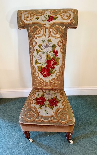 Embroidered prayer chair - embroidered,
