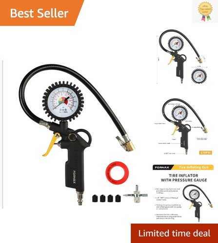 Compact tire inflator with - compact,