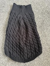 Small Black Knitted Dog Jumper