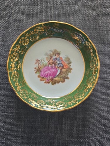 Limoges plate cm courting - limoges,