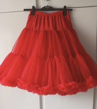 BANNED RETRO Red 1950s style Rock & Roll Petticoat 26"L
