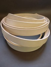 50"+ LONG natural BLANK 3.5mm THICK BUTT COWHIDE LEATHER STRIP VEG TAN STRAP 