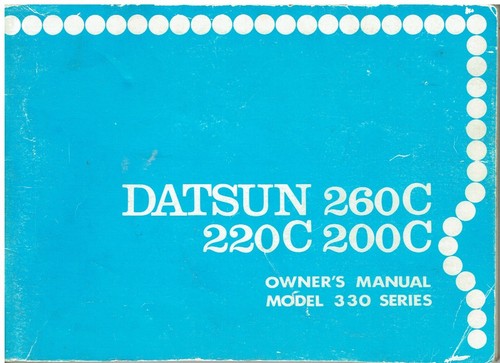 Datsun 330 series 200c 220c - datsun,