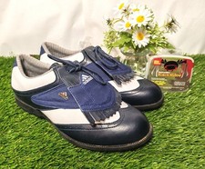 Adidas Women's Golf Shoes - Size 5.5 UK 7 US - Black Widow Studs And Shoe Bag