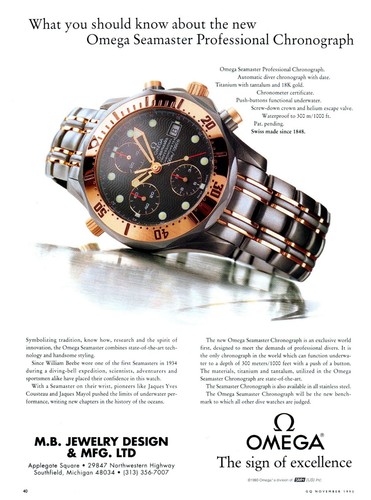 1993 omega seamaster - 1993,