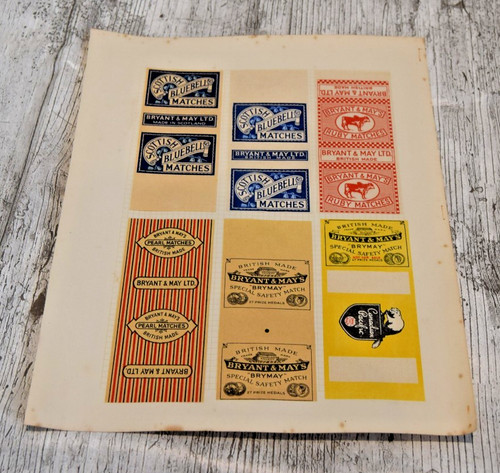 Superb vintage matchbox labels - matchbox,