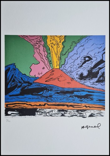Andy warhol vesuvius signed - andy,