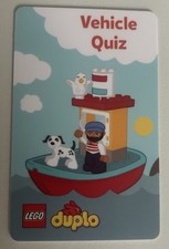 Yoto cards - Lego Duplo - Vehicle Quiz