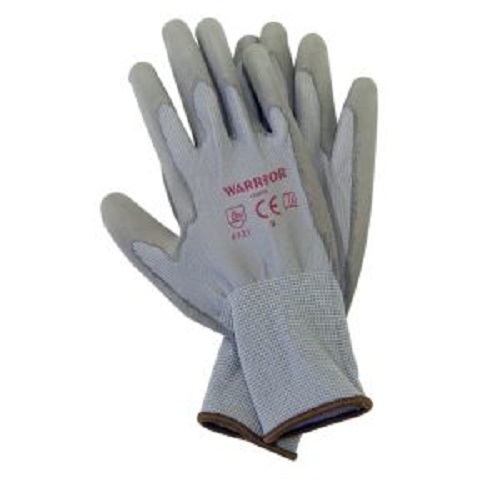 Grey work glove - grey, xl