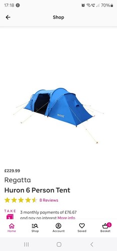 Regetta huron man tent - huron, 6