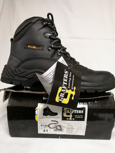 Grafters men black leather - men's,