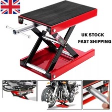 500KG Motorbike Scissor Lift Jack Duty Workshop Bench Stand Motorcycle Paddock