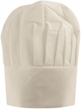 PLAIN WHITE ADULT CHEF HAT