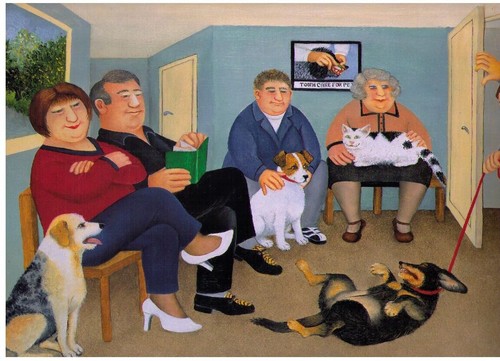 Beryl cook waiting room - beryl,