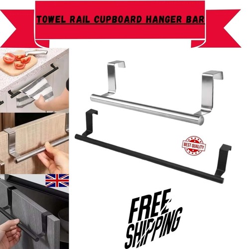 Towel rail cupboard hanger bar - towel,