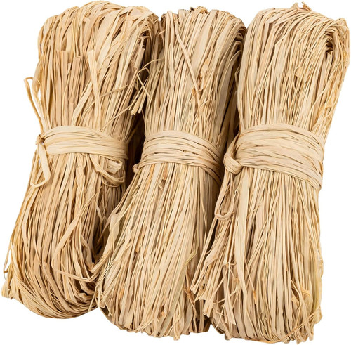 Sukh natural raffia ribbon - natural,