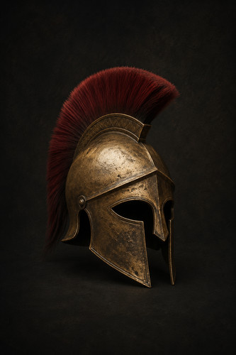 Spartan helmet ancient greek - helmet,