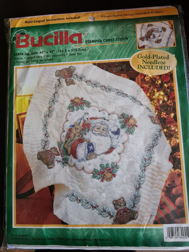 Bucilla stamped cross - stamped, stitch